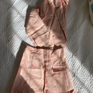 NWOT blazer and mini skirt set